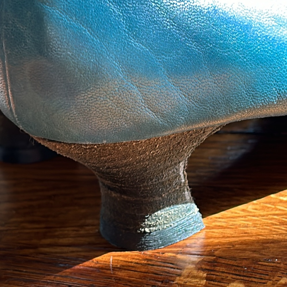 Macanna Italy Turquoise Blue Color Shoes Size 6.5 - Picture 10 of 16